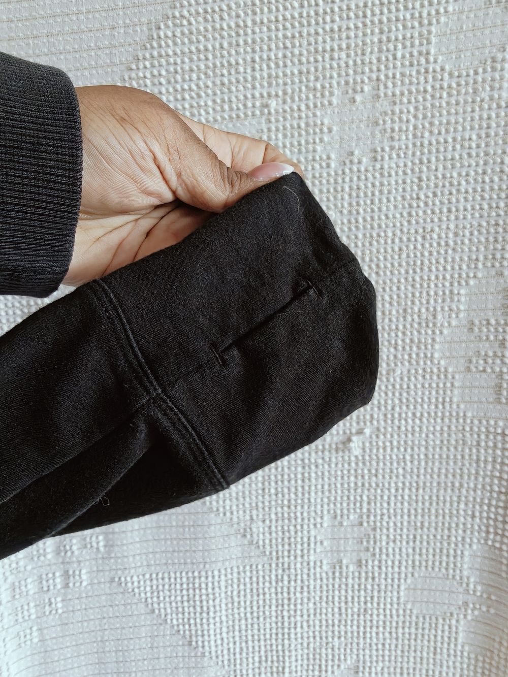 Activezone 2XL Plus Size | Black Open Front Cardigan | Collared Sweater Pockets - Picture 5 of 5